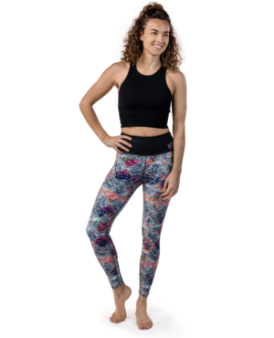 La Rocha Shaping Sportswear Black Forest Long tight with high waist